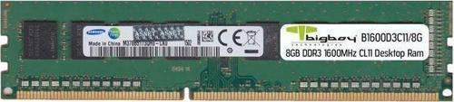 8GB DDR3 1600MHz CL11 Masaüstü Rami