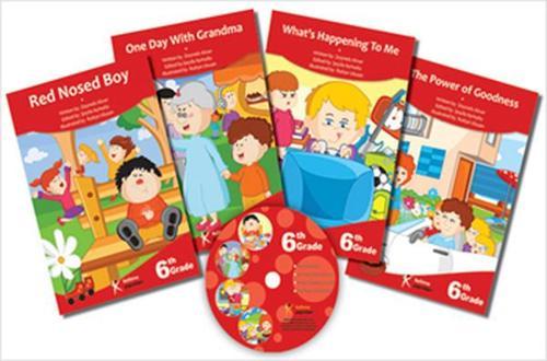 6. Sınıflar İçin İngilizce Hikaye Setleri (4 Kitap + CD)