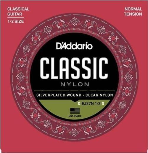 DADDARIO EJ27N 1/2 KLASİK GİTAR TEL SETİ, SILVERPLATED WOUND, NORMAL TENSION