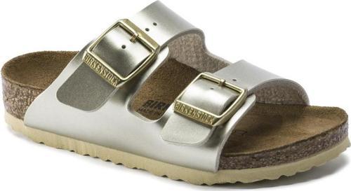 Kadın Terlik 1014841 Birkenstock ARIZONA KIDS BF ELECTRIC METALLIC  Gold