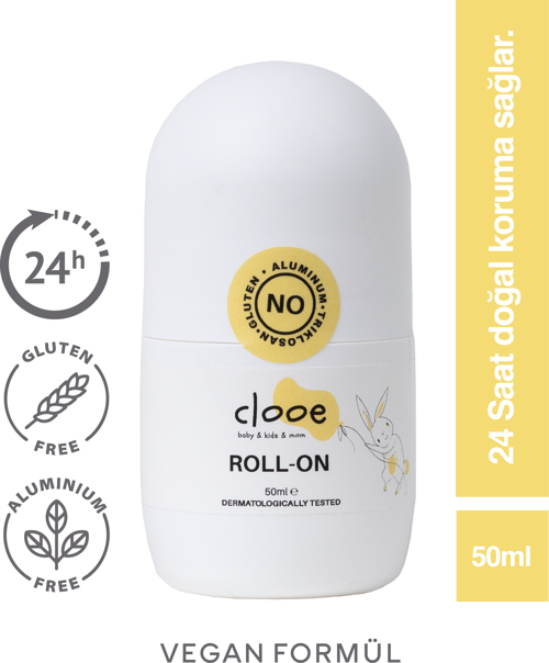 Doğal Roll On Unisex Ter Kokusu Önleyici (50ML) - Lekesiz, Fresh, Gözenek Kapatmaz