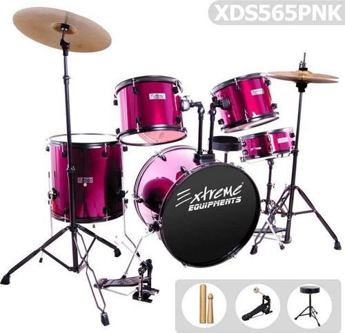 Xds565Pnk Bateri Davul Seti Pembe