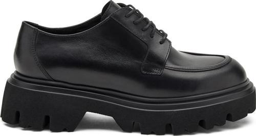 Kadın Oxford ( Klasik) 85L4 Frau SETA Chunky Lace up Nero