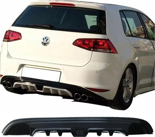 Volkswagen Golf 7 Custom Difüzör (Plastik)(Boyasız)