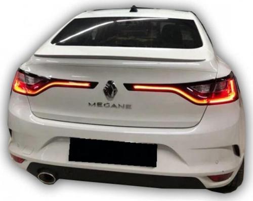 Renault Megane 4 2012-2019 Sedan İnce Model Spoiler (Plastik) (Boyasız)