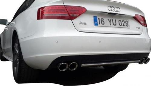 Audi A5 8P3 2012 - 2016 Coupe-Sportback Arka Tampon Eki - Difüzör (Plastik)(Boyasız)