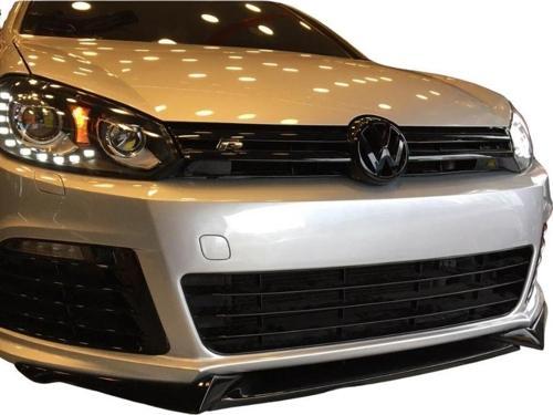 Volkswagen Golf 6 3 Parça Ön Lip (Plastik)(Boyasız)