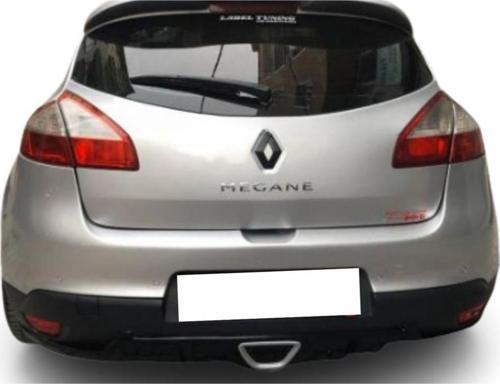 Renault Megane 3 RS Egzoz Görünümlü Difüzör 4 Kapı (Plastik)(Boyasız)