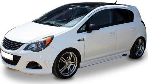 Opel Corsa D Rieger Yan Marşpiyel (Plastik)(Boyasız)