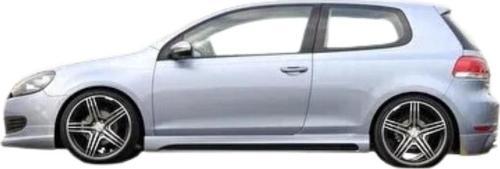 Volkswagen Golf 6 Rieger Yan Marşpiyel (Plastik)(Boyasız)