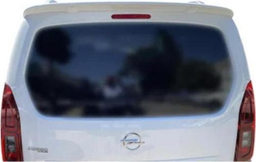 Opel Combo Tek Kapı 2021 - 2024 Sport Style Bagaj Üstü Spoiler (Plastik) (Boyasız)