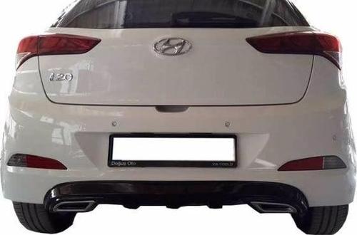 Hyundai i20 Egzoz Görünüm Difüzör (Plastik)(Boyasız)