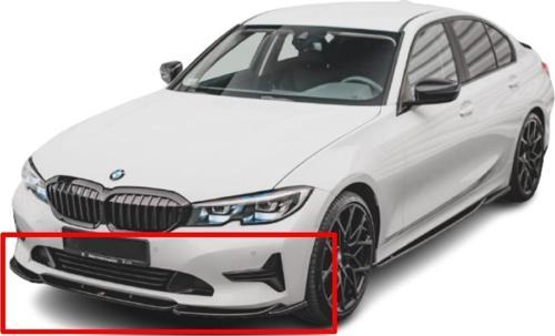 Bmw 3 Series G20 (2019 - 2021) Maxton Style Ön Lip (Plastik)(Boyasız)