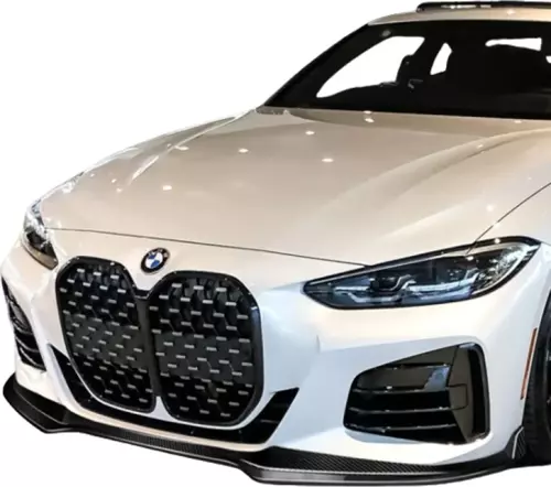 BMW 2019-2022 G22-G23 -G26 4 Serisi-M Performance Style- Ön Tampon Lip (Plastik) (Boyasız)