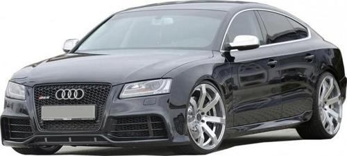 Audi A5 8P3 2008 - 2016 Sportback 4 Kapı RS5 Yan Marşpiyel Seti (Plastik)(Boyasız)