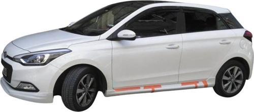Hyundai i20 Yan Marşpiyel Düz Kulaklı (Plastik)(Boyasız)