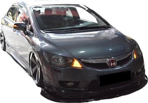Honda Civic Fd6 RR 3 Parça Ön Lip (Plastik)(Boyasız)