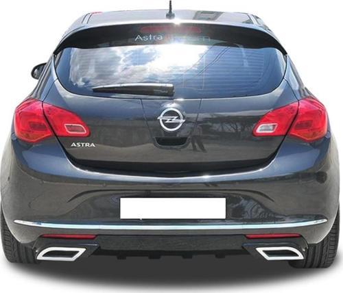 Opel Astra J Egzoz Görünümlü Difüzör (Plastik)(Boyasız)