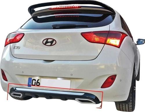Hyundai i30 Egzoz Görünümlü Difüzör (Plastik)(Boyasız)