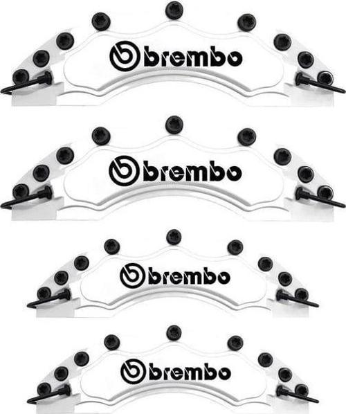 A4 Uyumlu Brembo Beyaz Kaliper Kapağı 4 Parça Ön Arka Set