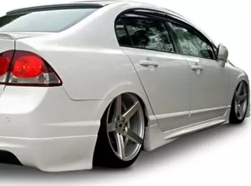 Honda Civic Fd6 Mugen RR Yan Marşpiyel (Plastik)(Boyasız)