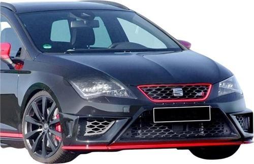 Seat Leon Mk3 Fr 2013-2016 JE Desing 3 Parça Ön Ek (Plastik)(Boyasız)
