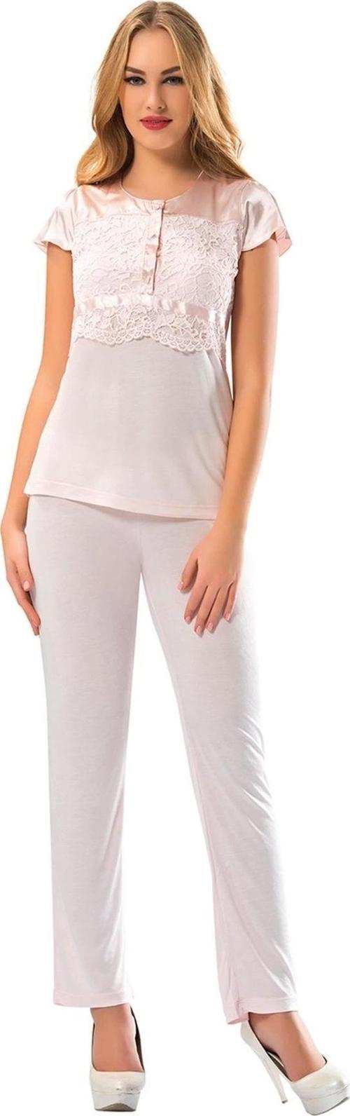 Pudra Penye Pijama Takımı - 1607