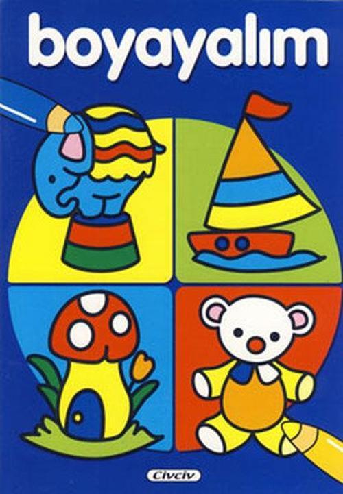 Çiçek Yayıncılık Boyayalım 1 - Mavi