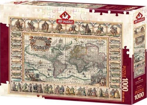 Dünya haritası puzzle ile zeka gelişimi ve eğitici problem çözme aktiviteleri
