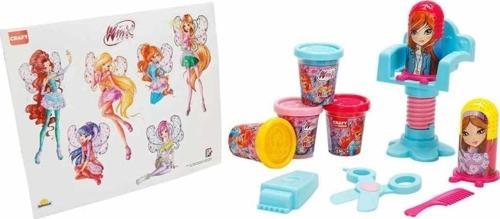 Çocuk Eğitici OyuncakCrafy Winx Sihirli Salon Oyun Hamur Seti 15 Parça