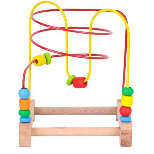 Çocuk Eğitici OyuncakAhşap Boncuklu Koordinasyon