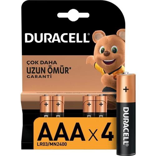 Eğitici Çocuk Gelişim Duracell 4'Lü AAA İnce Kalem Pil