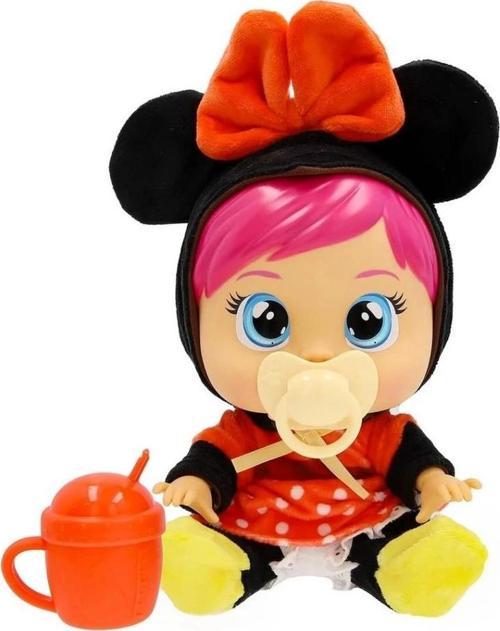 Eğitici Çocuk Gelişim Cry Babies Love and Care Minnie Kostümlü Bebek