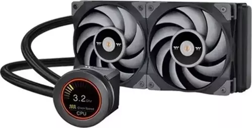240Mm Toughlıquıd Ultra 240 Cl-W322-Pl12Gm-A Rgb Lcd Ekranlı Am5-1700P Sıvı Soğutmalı İşlemci Fanı