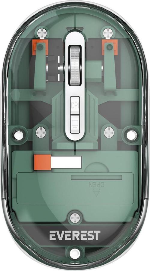 Sm-Bt29 Glassy Yeşil Transparan 2İn1 Bluetooth Ve 2.4Ghz Kablosuz Mouse