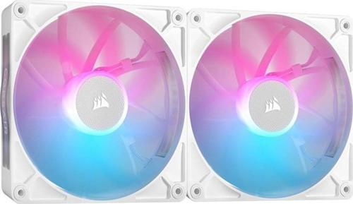 Corsaır Corsaır Qx120 Co-9051024-Ww 14Cm Rgb Kasa Fanı+Hub Kıt Beyaz 2-Li Paket