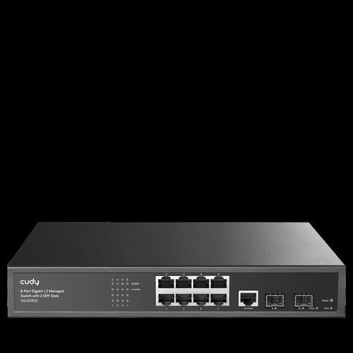 Gs2008S2 8 Port Gigabit 2-Sfp Yönetilebilir Switch