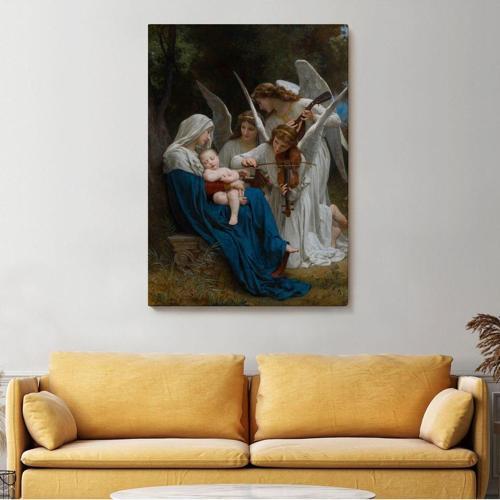 Song Of The Angels, Meleklerin Şarkısı Dekoratif Duvar Tablosu-6123