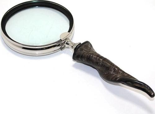 Pirinç Boynuz Saplı Büyüteç Ksk15