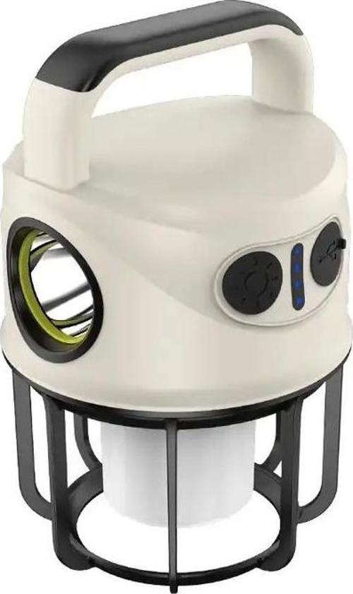 Ps-22025 Çift Işıklı Type-c Powerbank Özellikli Taşınabilir Şarj Edilebilir Kamp Lambası