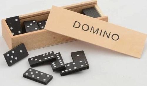Ahşap Kutulu Domino Oyunu Alk4019