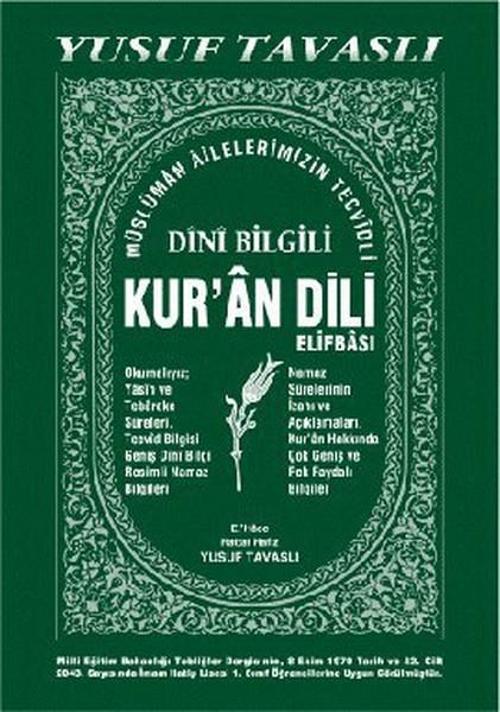 Dini Bilgili Kur'an Dili Elifbası (Yeşil Kapak) (D04)