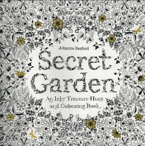 Secret Garden: An Inky Treasure Hunt and Colouring Book