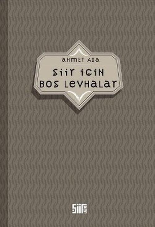 Şiir İçin Boş Levhalar