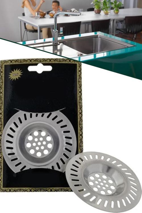 Paslanmaz 11Cm Çapında Paslanmaz Çelik Büyük Boy Seyyar Kaliteli Lavabo Süzgeci 1410