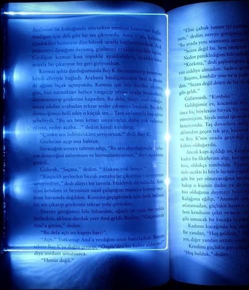 Kitap Arası Okuma Işığı Led Panel Kitap Okuma Lambası