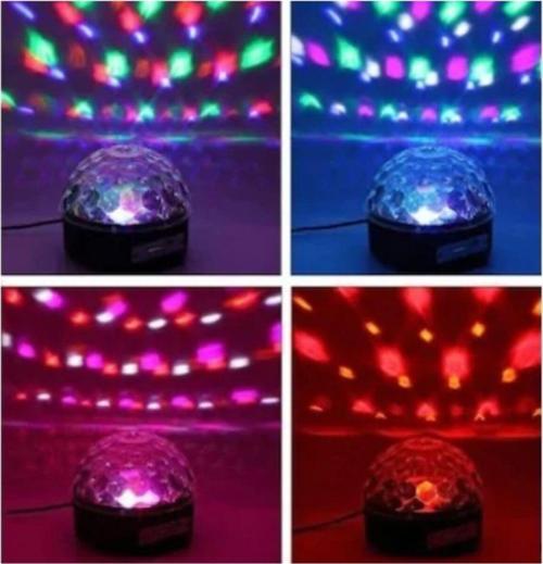 Led Işıklı Bluetooth Özellikli Disko Topu Sd Kart Ve Usb Bellek Girişli Hoparlör