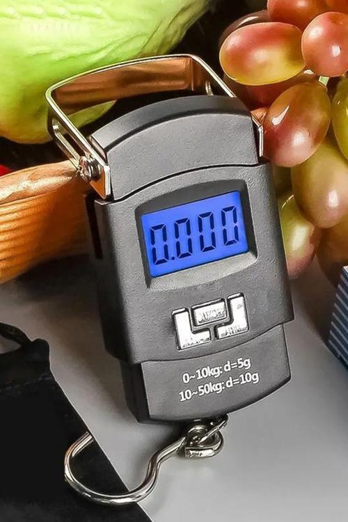 Wh50 Bavul Valiz El Çantası Ağırlık Ölçme Tartısı Minik Lcd Ekranlı Kilogram Ölçme Terazisi