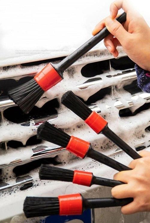 Detail Dash Brush Oto Detay Fırçası Seti 5 'Li Kaliteli Detaylı Farklı Boyutlarda Fırça Seti