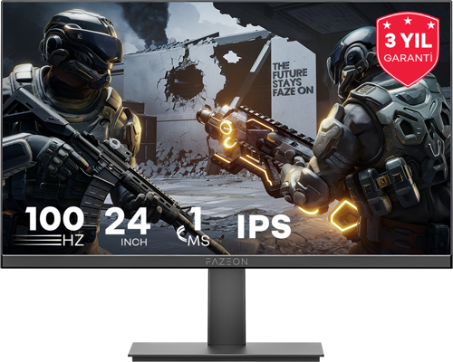 X24F100 23.8" 100Hz 1ms HDMI VGA HDR Ready FreeSync G-Sync FHD IPS Gaming Monitör